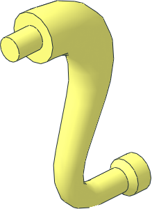 Animal Tail with Straight Tip