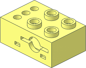 Electric Brick  2 x  3 Sensor Touch 4.5V Body Assembly