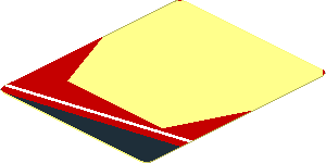 ~Sticker  1.8 x  2.2 with Logos on Red Background Right - Common Part To Be Mirrored