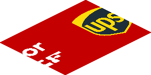 ~Sticker  0.8 x  4.0 with Logos on Red Background Right - Second Face