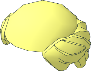 Minifig Hair Short with Bald Top