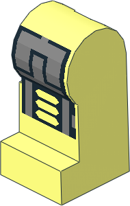Minifig Leg Left with Robot Pattern