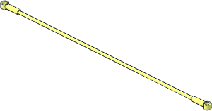 Cable Flexible 22L with  2 Bar Connectors