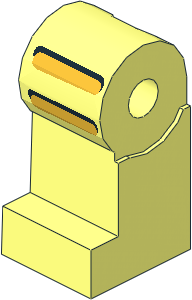 Minifig Leg Right with Astro Pattern