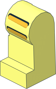 Minifig Leg Left with Astro Pattern