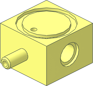 ~Technic Pneumatic Cylinder 2 x 2 Base Type 2