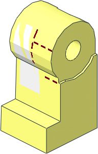 Minifig Leg Right with White Stripes Pattern