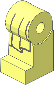 Minifig Leg Right with Dark Bluish Grey Robe Lines Pattern