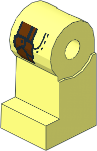 Minifig Leg Right with Pocket and Holster Pattern