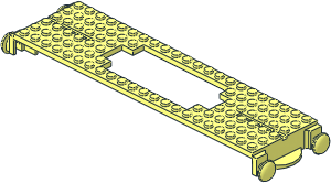 Train Base  6 x 22 Type 2 with Buffers