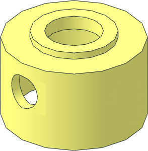 ~Technic Pneumatic Cylinder 2 x 2 x 1 Cap without Port Slot