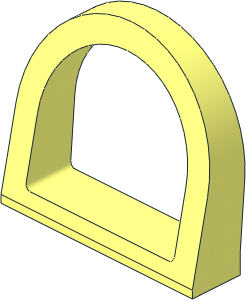 Window  1.25 x  4 x  3 with Rounded Top