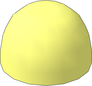 Minifig Headdress Bald Head High