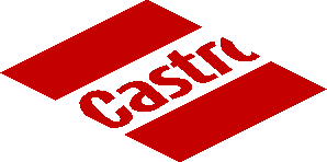 ~Sticker  0.8 x  3.0 with Castrol Edge Logo on Red Background Right - Fourth Face
