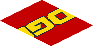 ~Sticker  0.8 x  3.0 with Castrol Edge Logo on Red Background Left - Fourth Face