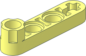 Technic Beam  4 x  0.5 Liftarm with Boss