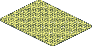 Baseplate 24 x 32 with Set 358 Dots Pattern