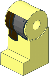 Minifig Leg Right with LOTR Coat and Shirttails Pattern