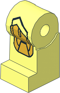 Minifig Leg Right with Iron Man Armoured Suit Mark VI Pattern