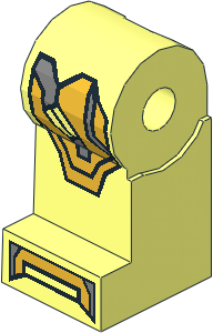 Minifig Leg Right with Iron Man Armoured Suit Mark XLII Pattern