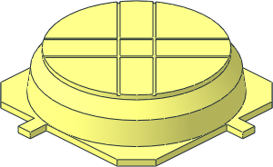~Technic Control Centre II - Large Round Button