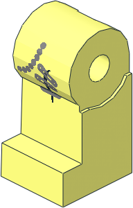 Minifig Leg Right with Chainlink and  3 Safety Pins Pattern