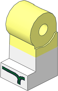 Minifig Leg Right with White Lower Leg and Green Sandals Pattern