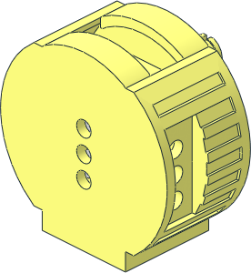 ~Electric 4.5V 3 C-Cell Battery Box Polarity Switch 2 x 4 Case