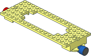 Train Base  6 x 16 Type 2 with Magnets (Complete)