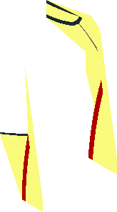 ~Minifig Torso with Race Suit with Ferrari FXXK Logos Pattern - One Half