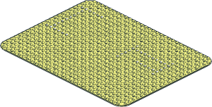 Baseplate 24 x 32 with Set 372 Dots Pattern