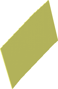 Sticker 0.8 x 1.9 with White "4030" on Transparent Background (Formed Right)