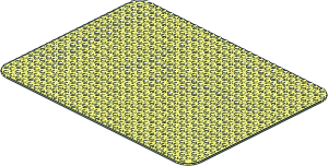 Baseplate 24 x 32 with Set 1601 Dots Pattern