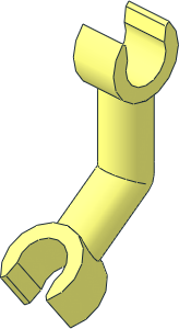 =Arm Skeleton with Vertical Clip Bent 53.13