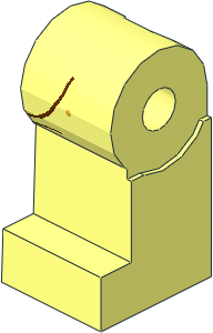 Minifig Leg Right with Reddish Brown Pocket and Metallic Gold Rivet Pattern