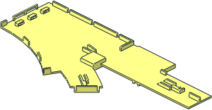 ~Monorail Track Point Right - Bottom