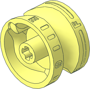 Technic Changeover Cylinder with Groove