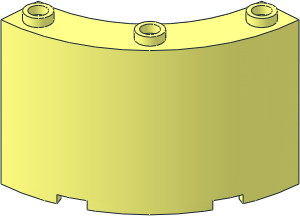 Panel  4 x  4 x  3 Corner Round