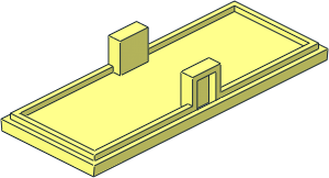 ~Electric Train Motor  9V Bottom Cover