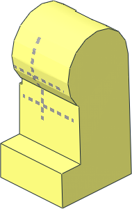 Minifig Leg Left with Racing Suit with Grey Dotted Lines Pattern (Needs Work)