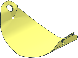 Sheet Fabric Oval 10 x  5 (Formed as Hammock)