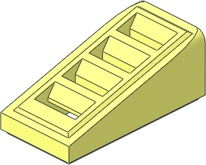 Slope Brick 18  2 x  1 x  0.667 Grille