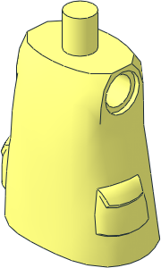 Minifig Torso Half Giant