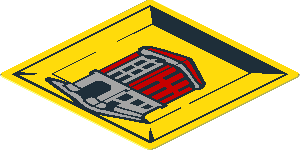 Sticker  1.7 x  1.7 with Miniature Set 75827 Firehouse Headquarters