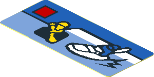 Sticker  0.7 x  1.7 with Miniature Set 60126