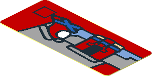 Sticker  0.7 x  1.7 with Miniature Set 10687