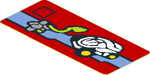 Sticker  0.7 x  1.7 with Miniature Set 70588