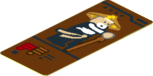 Sticker  1.7 x  0.7 with Trainer Card with Sensei Wu Minifigure and Text Box