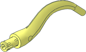 Animal Tail Bladed with Pin (Perpendicular Slot) and Bar Tip