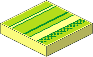 Tile  2 x  2 with Super Mario Pixelated Pipe Pattern